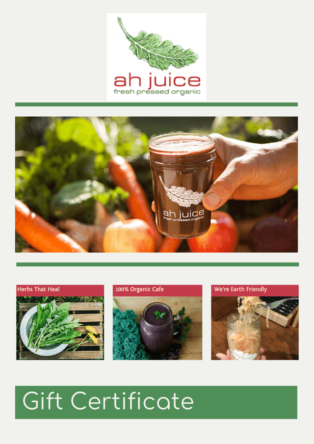 Ah Juice Organic Food